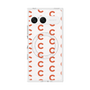 プレミアムスクエアケース with SnapMag［ オリジナル - CASEPLAYイニシャル総柄 - オレンジ ］