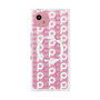 プレミアムスクエアケース with SnapMag［ オリジナル - CASEPLAYイニシャル総柄 - ピンク ］