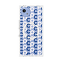 プレミアムスクエアケース with SnapMag［ オリジナル - CASEPLAYイニシャル総柄 - ネイビー ］