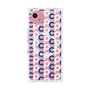 プレミアムスクエアケース with SnapMag［ オリジナル - CASEPLAYイニシャル総柄 - ネイビー ］