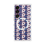 プレミアムスクエアケース with SnapMag［ オリジナル - CASEPLAYイニシャル総柄 - ネイビー ］