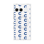 プレミアムスクエアケース with SnapMag［ オリジナル - CASEPLAYイニシャル総柄 - ネイビー ］