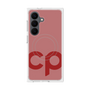プレミアムスクエアケース with SnapMag［ オリジナル - CASEPLAYイニシャル - レッド ］