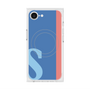 プレミアムスクエアケース with SnapMag［ オリジナル - initial color line - S blue ］