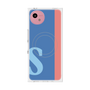 プレミアムスクエアケース with SnapMag［ オリジナル - initial color line - S blue ］
