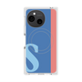 プレミアムスクエアケース with SnapMag［ オリジナル - initial color line - S blue ］