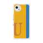 プレミアムスクエアケース with SnapMag［ オリジナル - initial color line - U orange ］