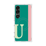 プレミアムスクエアケース with SnapMag［ オリジナル - initial color line - U green ］