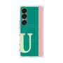 プレミアムスクエアケース with SnapMag［ オリジナル - initial color line - U green ］