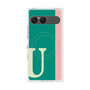 プレミアムスクエアケース with SnapMag［ オリジナル - initial color line - U green ］
