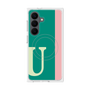 プレミアムスクエアケース with SnapMag［ オリジナル - initial color line - U green ］