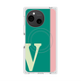 プレミアムスクエアケース with SnapMag［ オリジナル - initial color line - V green ］
