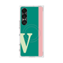 プレミアムスクエアケース with SnapMag［ オリジナル - initial color line - V green ］