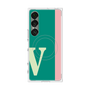 プレミアムスクエアケース with SnapMag［ オリジナル - initial color line - V green ］
