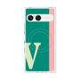プレミアムスクエアケース with SnapMag［ オリジナル - initial color line - V green ］