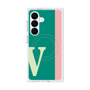 プレミアムスクエアケース with SnapMag［ オリジナル - initial color line - V green ］