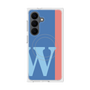 プレミアムスクエアケース with SnapMag［ オリジナル - initial color line - W blue ］
