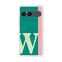 プレミアムスクエアケース with SnapMag［ オリジナル - initial color line - W green ］