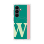 プレミアムスクエアケース with SnapMag［ オリジナル - initial color line - W green ］