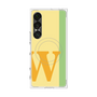 プレミアムスクエアケース with SnapMag［ オリジナル - initial color line - W yellow ］
