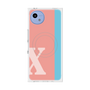 プレミアムスクエアケース with SnapMag［ オリジナル - initial color line - X pink ］