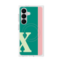プレミアムスクエアケース with SnapMag［ オリジナル - initial color line - X green ］