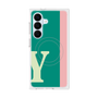 プレミアムスクエアケース with SnapMag［ オリジナル - initial color line - Y green ］
