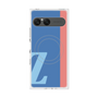 プレミアムスクエアケース with SnapMag［ オリジナル - initial color line - Z blue ］