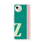 プレミアムスクエアケース with SnapMag［ オリジナル - initial color line - Z green ］