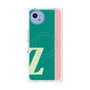 プレミアムスクエアケース with SnapMag［ オリジナル - initial color line - Z green ］