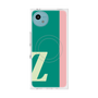 プレミアムスクエアケース with SnapMag［ オリジナル - initial color line - Z green ］