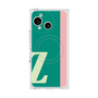 プレミアムスクエアケース with SnapMag［ オリジナル - initial color line - Z green ］