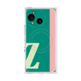 プレミアムスクエアケース with SnapMag［ オリジナル - initial color line - Z green ］