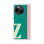 プレミアムスクエアケース with SnapMag［ オリジナル - initial color line - Z green ］