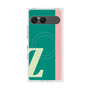 プレミアムスクエアケース with SnapMag［ オリジナル - initial color line - Z green ］