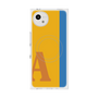 プレミアムスクエアケース with SnapMag［ オリジナル - initial color line - A orange ］