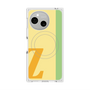 プレミアムスクエアケース with SnapMag［ オリジナル - initial color line - Z yellow ］