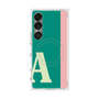 プレミアムスクエアケース with SnapMag［ オリジナル - initial color line - A green ］