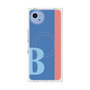 プレミアムスクエアケース with SnapMag［ オリジナル - initial color line - B blue ］