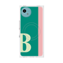 プレミアムスクエアケース with SnapMag［ オリジナル - initial color line - B green ］