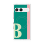 プレミアムスクエアケース with SnapMag［ オリジナル - initial color line - B green ］