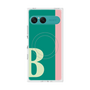 プレミアムスクエアケース with SnapMag［ オリジナル - initial color line - B green ］