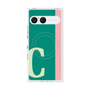 プレミアムスクエアケース with SnapMag［ オリジナル - initial color line - C green ］