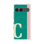 プレミアムスクエアケース with SnapMag［ オリジナル - initial color line - C green ］