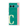 プレミアムスクエアケース with SnapMag［ オリジナル - initial color line - C green ］