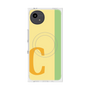 プレミアムスクエアケース with SnapMag［ オリジナル - initial color line - C yellow ］