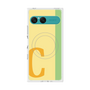 プレミアムスクエアケース with SnapMag［ オリジナル - initial color line - C yellow ］