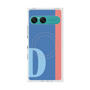 プレミアムスクエアケース with SnapMag［ オリジナル - initial color line - D blue ］