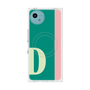 プレミアムスクエアケース with SnapMag［ オリジナル - initial color line - D green ］