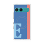 プレミアムスクエアケース with SnapMag［ オリジナル - initial color line - E blue ］